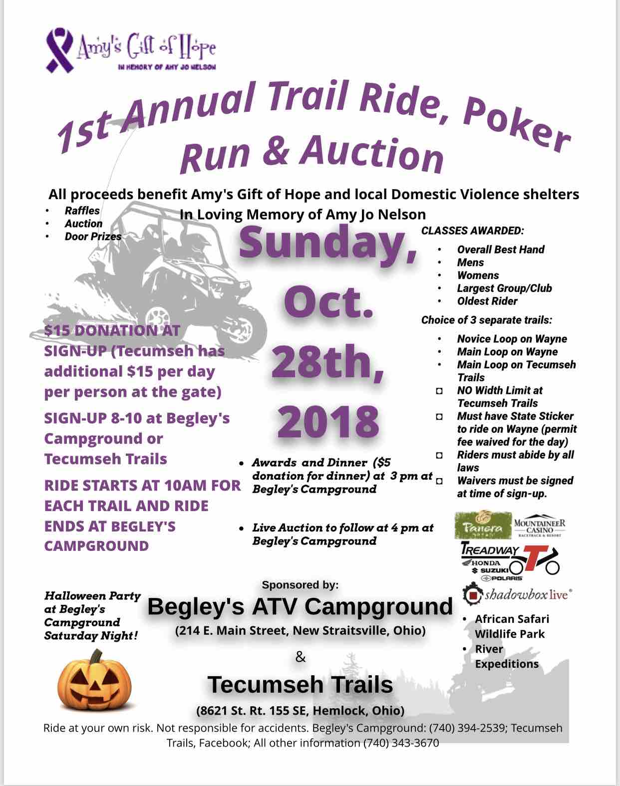 Begley's Campground Wayne National Forest ATV Campground